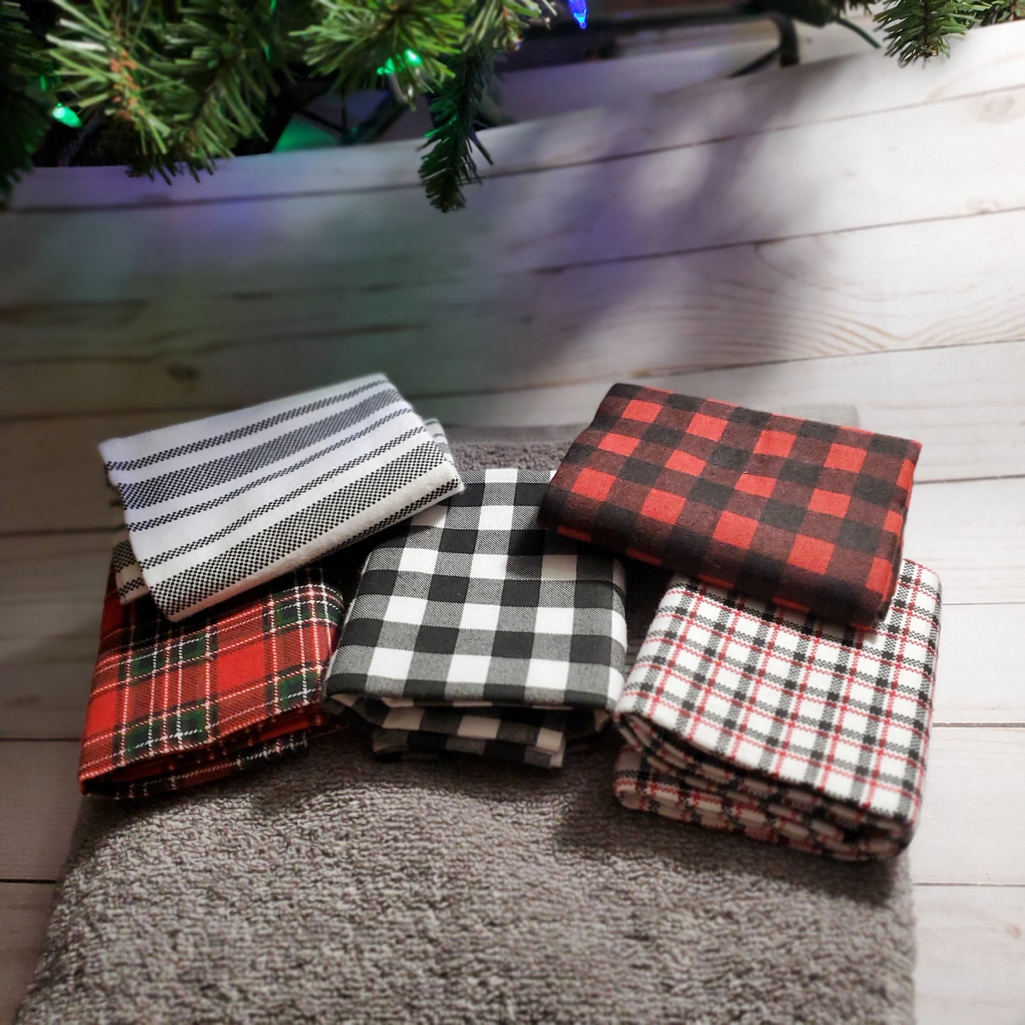 Reusable Cotton Round - Plaids