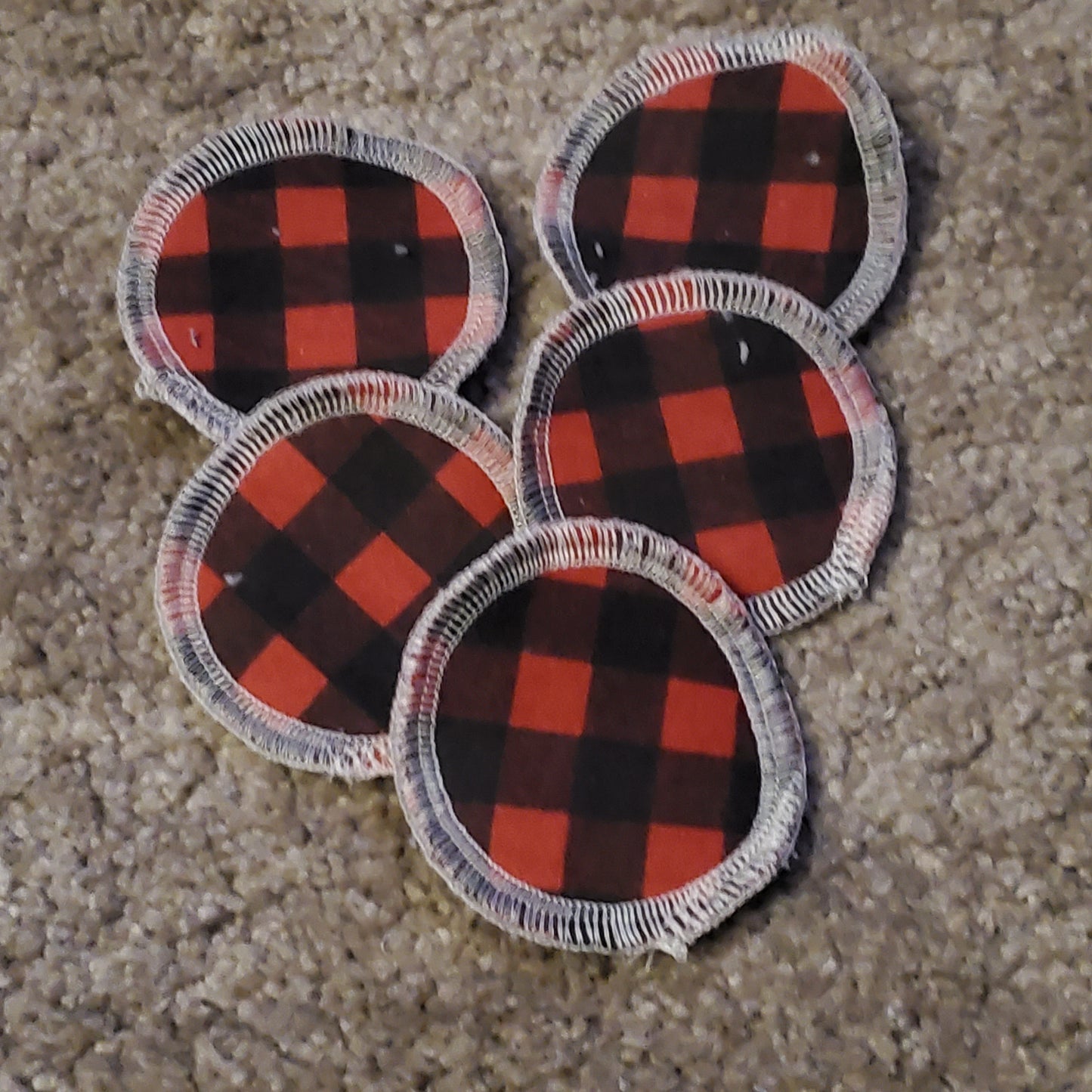 Reusable Cotton Round - Plaids