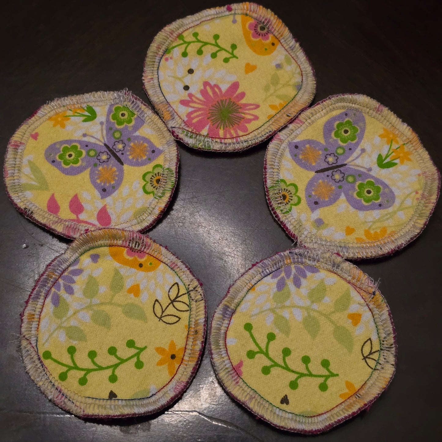 Reusable Cotton Rounds - Florals