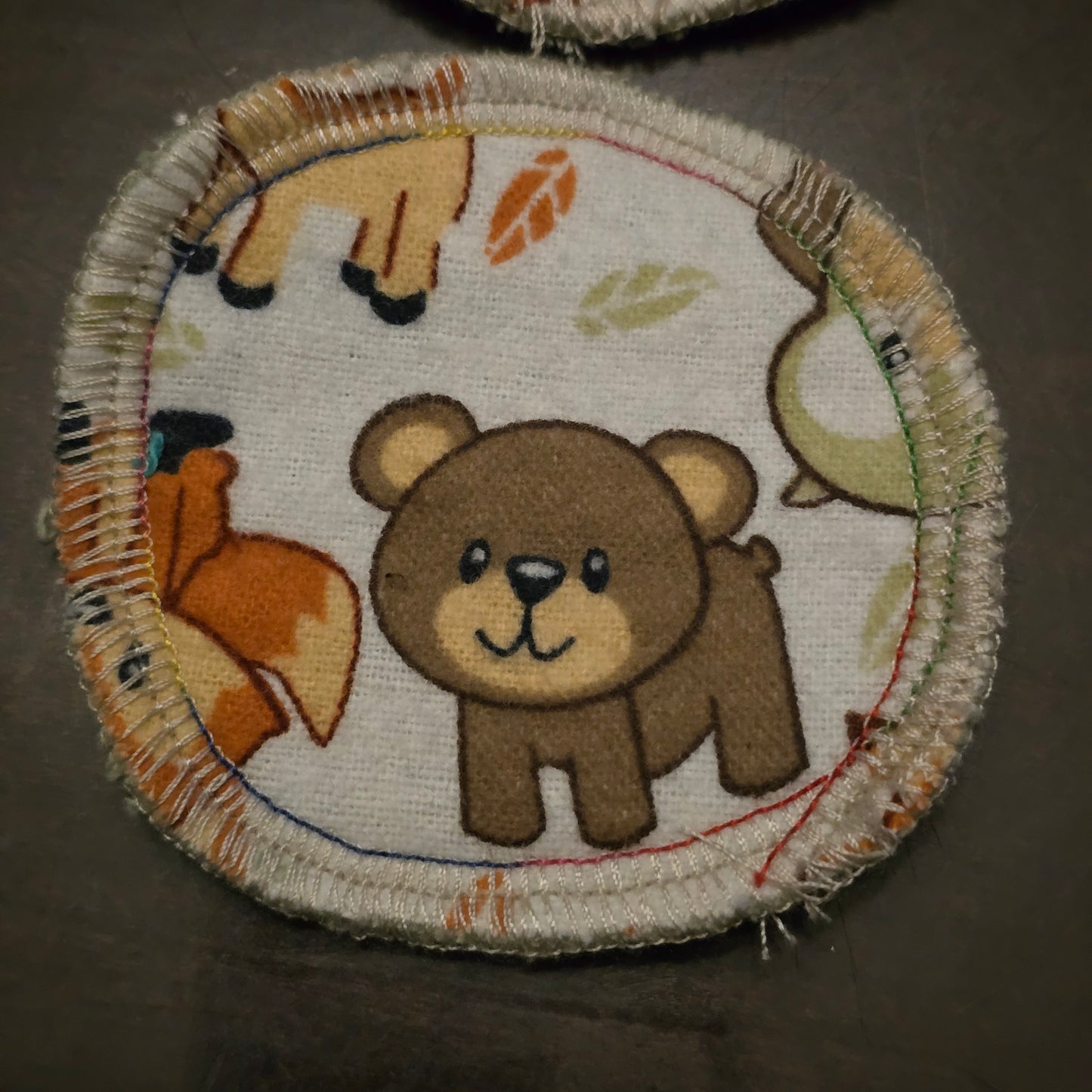 Reusable Cotton Rounds - Forest Critters