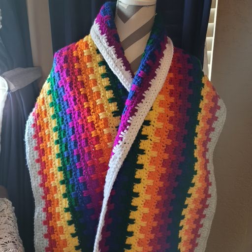 Tethered Shawl - Full Spectrum