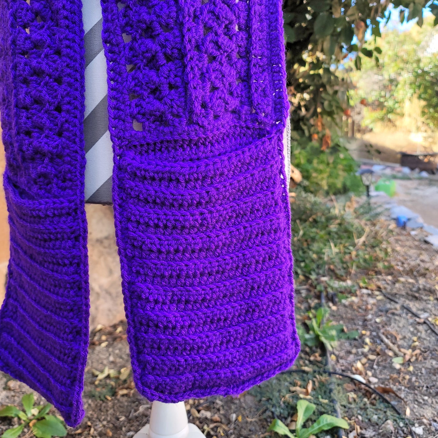 Cuddlesome Pocket Scarf - Purple