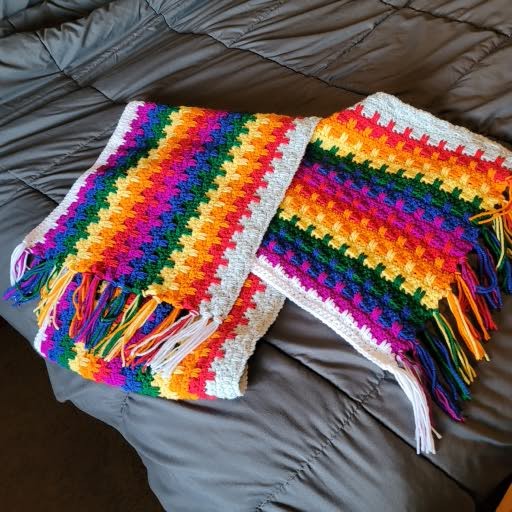 Tethered Shawl - Full Spectrum