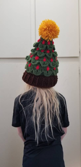 PREORDER -- P.U.T (Present Under The Tree) Hat (Christmas Tree Hat)