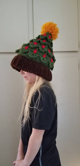 PREORDER -- P.U.T (Present Under The Tree) Hat (Christmas Tree Hat)