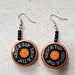 Shock Top Bottle Cap Earrings