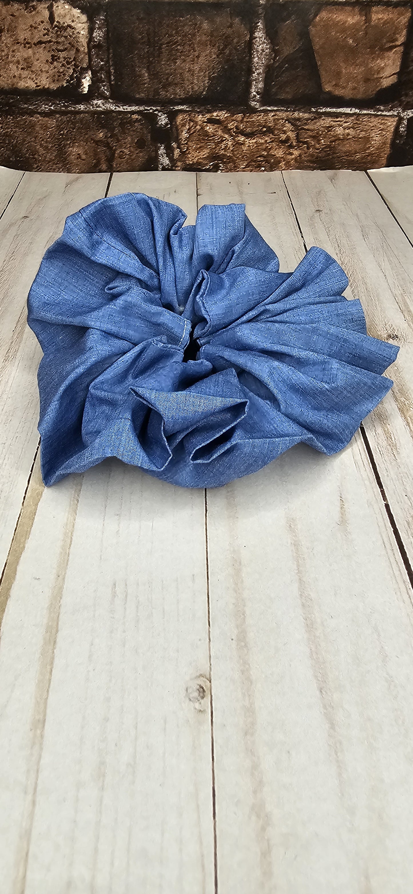 Jumbo Scrunchie - Denim