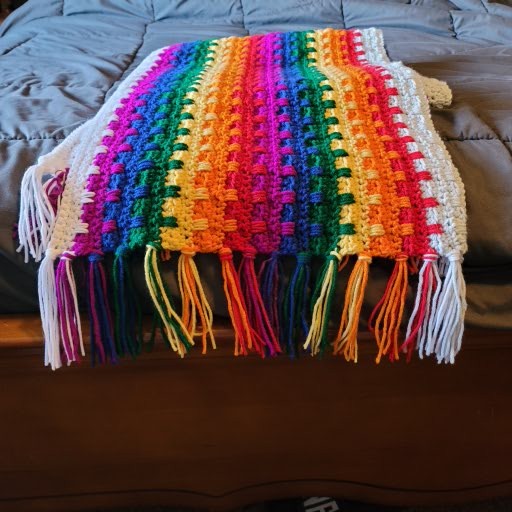 Tethered Shawl - Full Spectrum