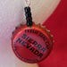 Sierra Nevada Red Bottle Cap Earrings