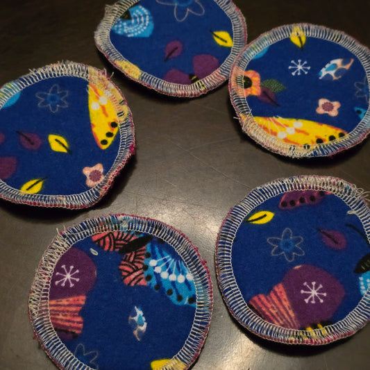 Reusable Cotton Rounds - Butterflies