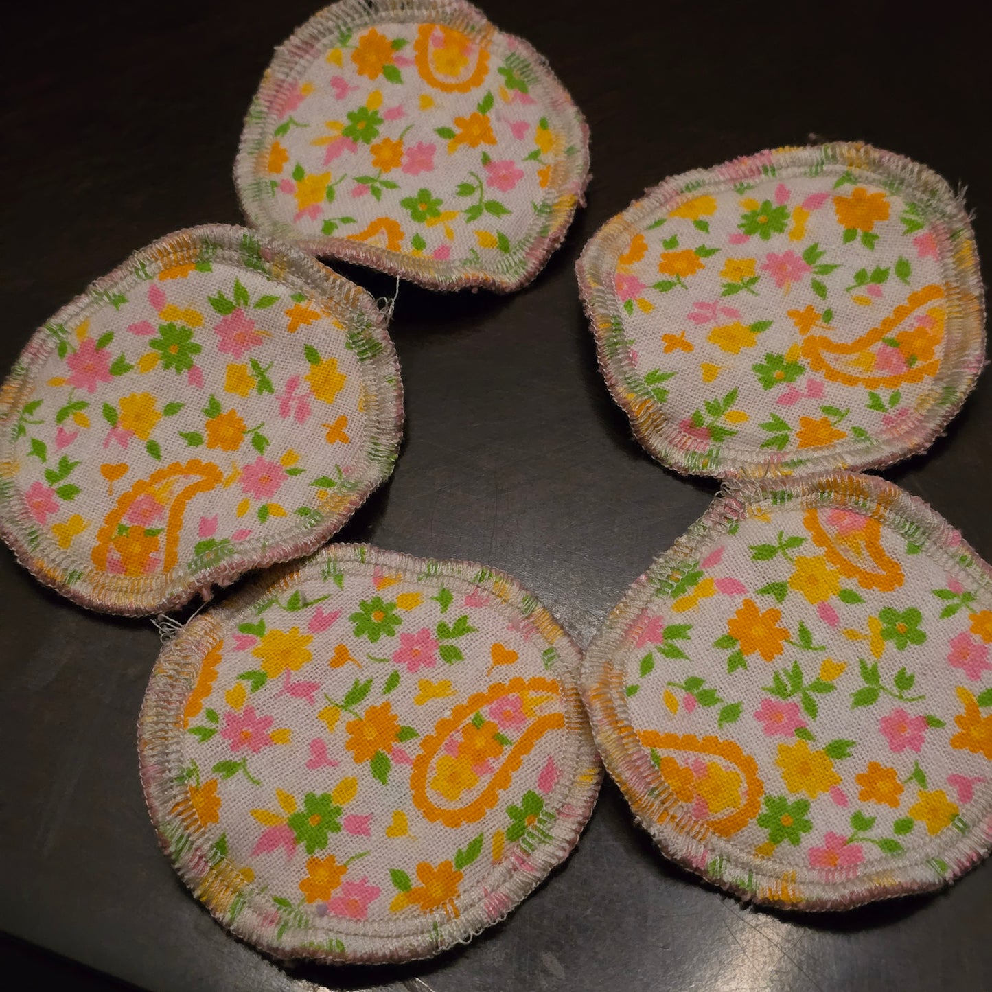 Reusable Cotton Rounds - Paisley