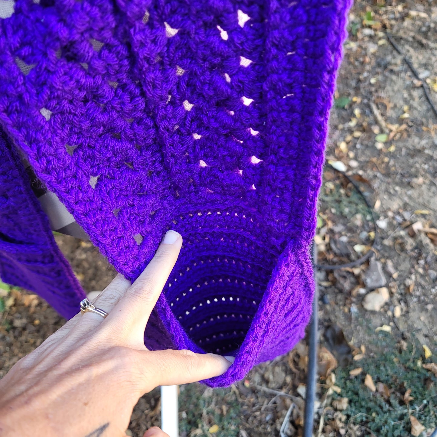 Cuddlesome Pocket Scarf - Purple