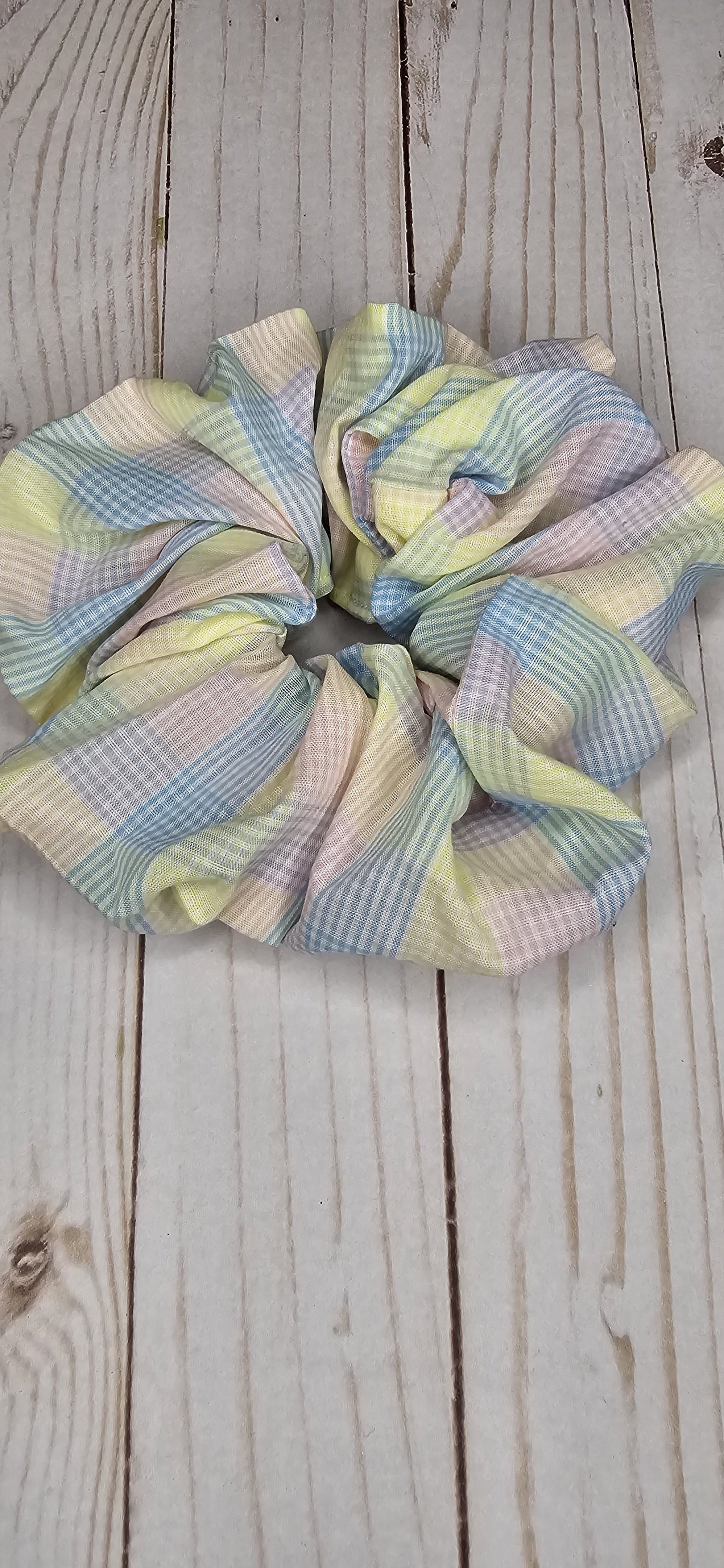 Jumbo Scrunchie - Spring Check