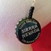 Sierra Nevada Green Bottle Cap Earrings