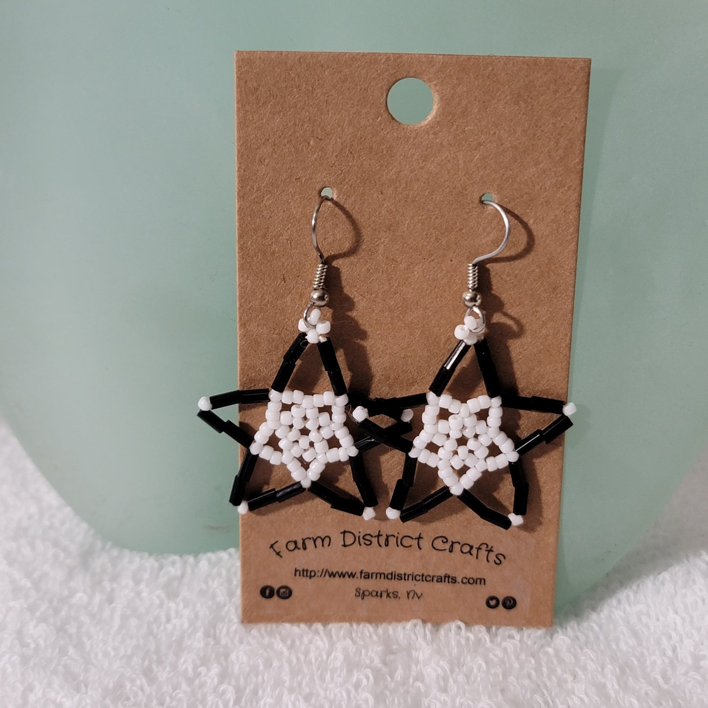 Stellar Spark: Handcrafted Star Earrings