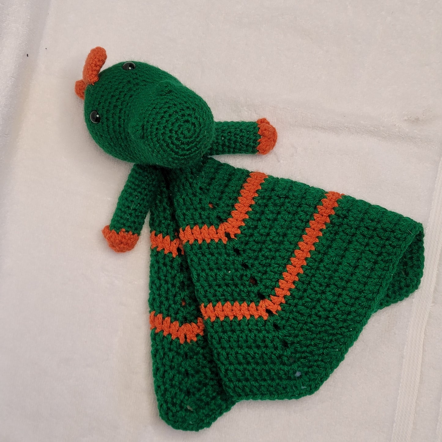 Green & Orange Dino Lovey