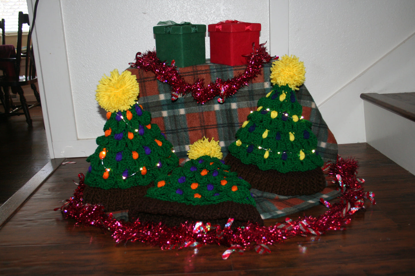 PREORDER -- P.U.T (Present Under The Tree) Hat (Christmas Tree Hat)