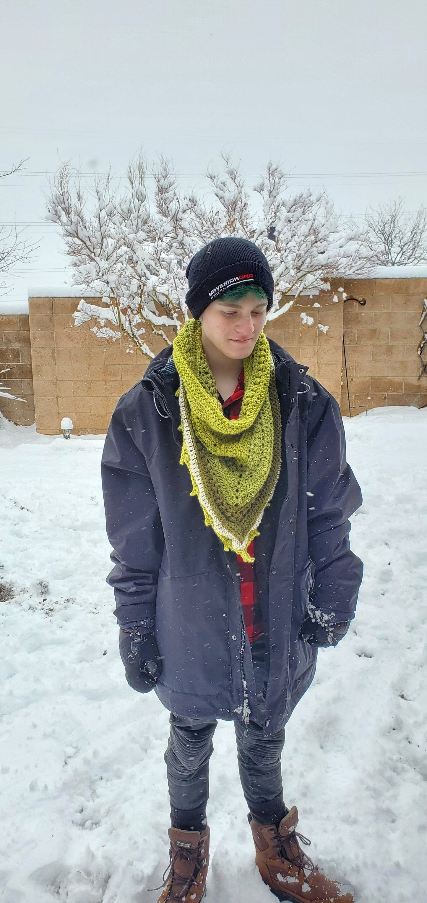 Pistachio Bauble Bandana Cowl