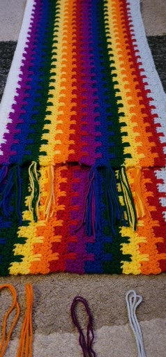 Tethered Shawl - Full Spectrum